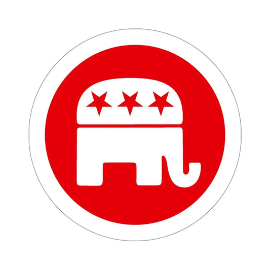 Republican Party STICKER Vinyl Die-Cut Decal 6 Inch - The Sticker Space