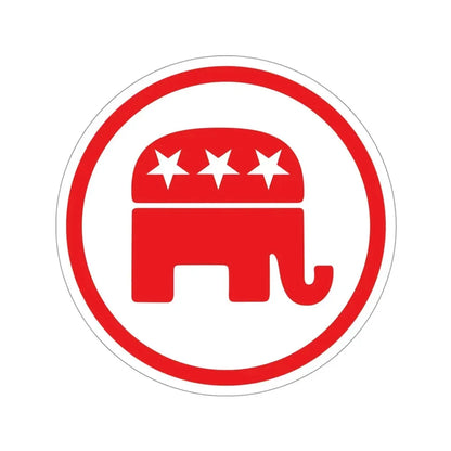 Republican Party v2 STICKER Vinyl Die-Cut Decal 4 Inch - The Sticker Space