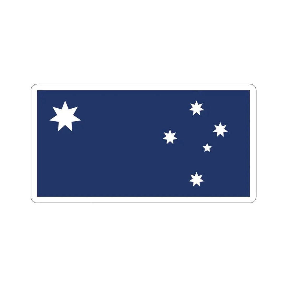 Republican Socialist Leagues Proposal 1956 Australian Flag Proposal (Australia) STICKER Vinyl Kiss-Cut Decal 6 Inch White - The Sticker Space