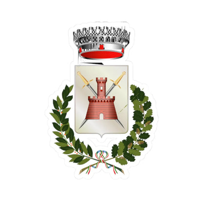 Resana coat of arms (Italy) (Coat of Arms) STICKER Vinyl Kiss-Cut Decal 2 Inch White - The Sticker Space