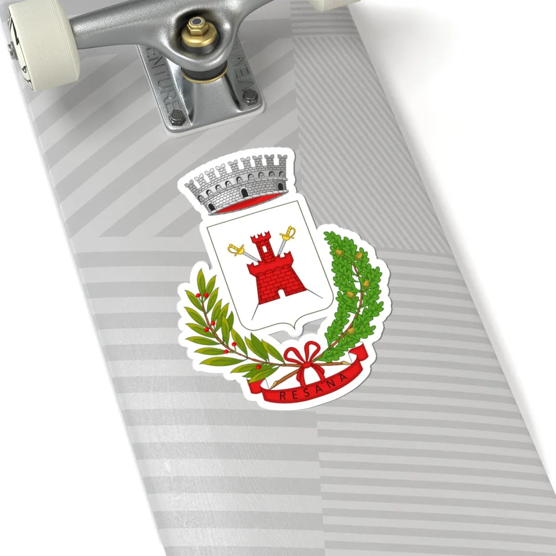 Resana-Stemma (Italy) (Coat of Arms) STICKER Vinyl Kiss-Cut Decal - The Sticker Space