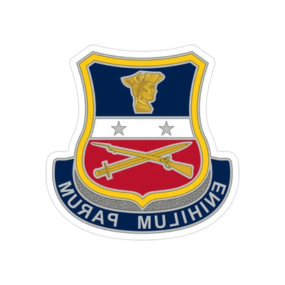 Reserve Careers Division 2 (U.S. Army) REVERSE PRINT Transparent Die-Cut STICKER - The Sticker Space