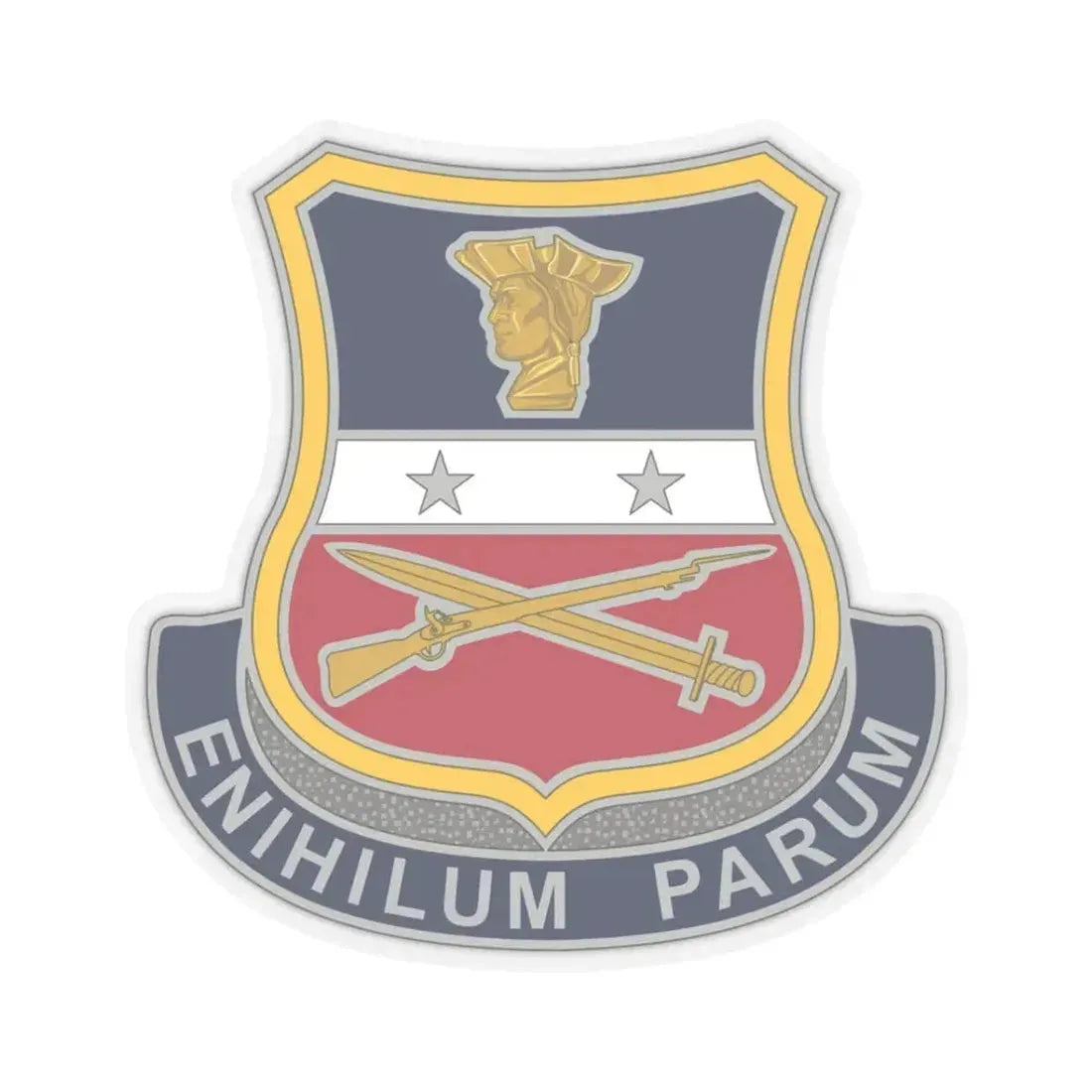 Reserve Careers Division 2 (U.S. Army) STICKER Vinyl Kiss-Cut Decal 3 Inch Transparent - The Sticker Space