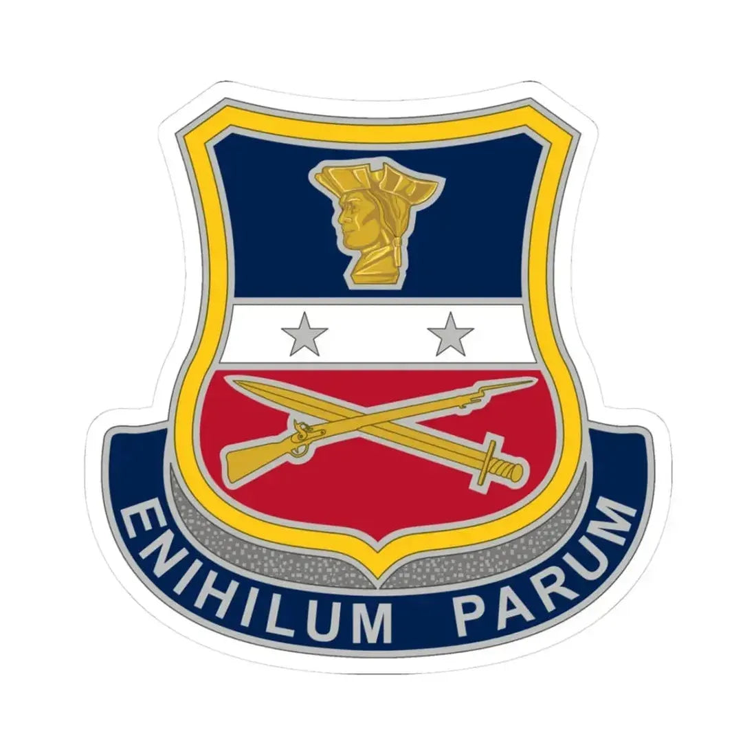 Reserve Careers Division 2 (U.S. Army) STICKER Vinyl Kiss-Cut Decal 3 Inch White - The Sticker Space