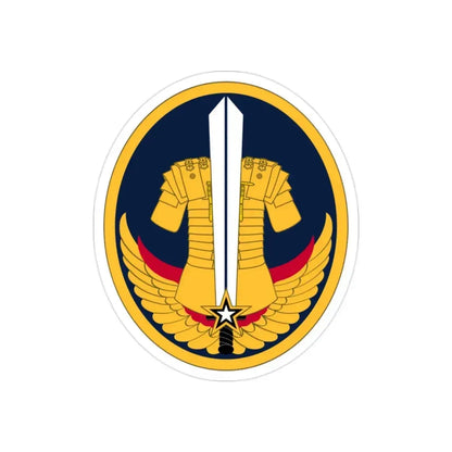 Reserve Careers Division (U.S. Army) REVERSE PRINT Transparent Die-Cut STICKER 2 Inch Die-Cut Transparent - The Sticker Space
