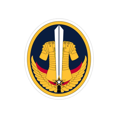 Reserve Careers Division (U.S. Army) REVERSE PRINT Transparent Die-Cut STICKER - The Sticker Space