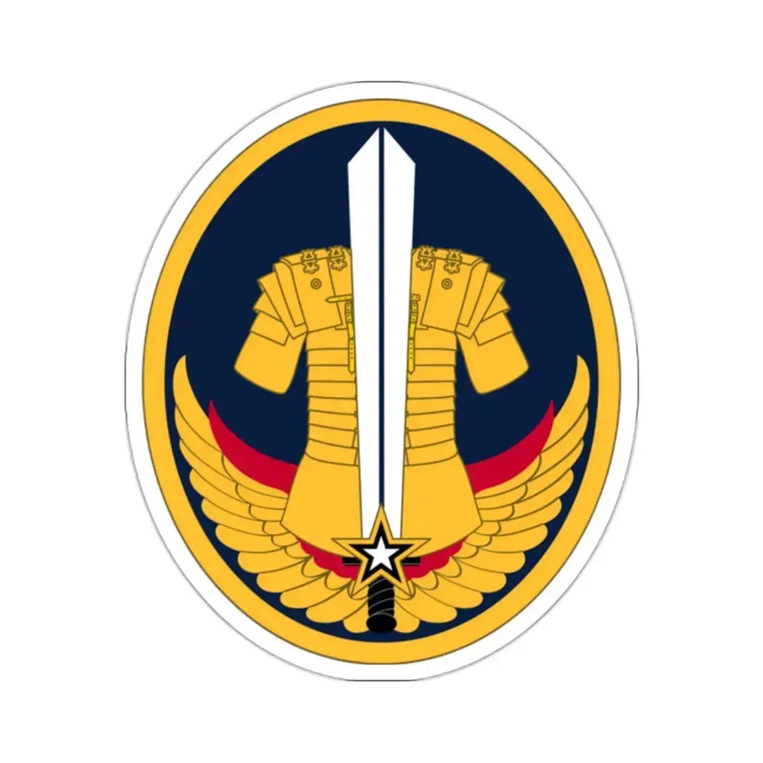 Reserve Careers Division (U.S. Army) STICKER Vinyl Kiss-Cut Decal 2 Inch White - The Sticker Space