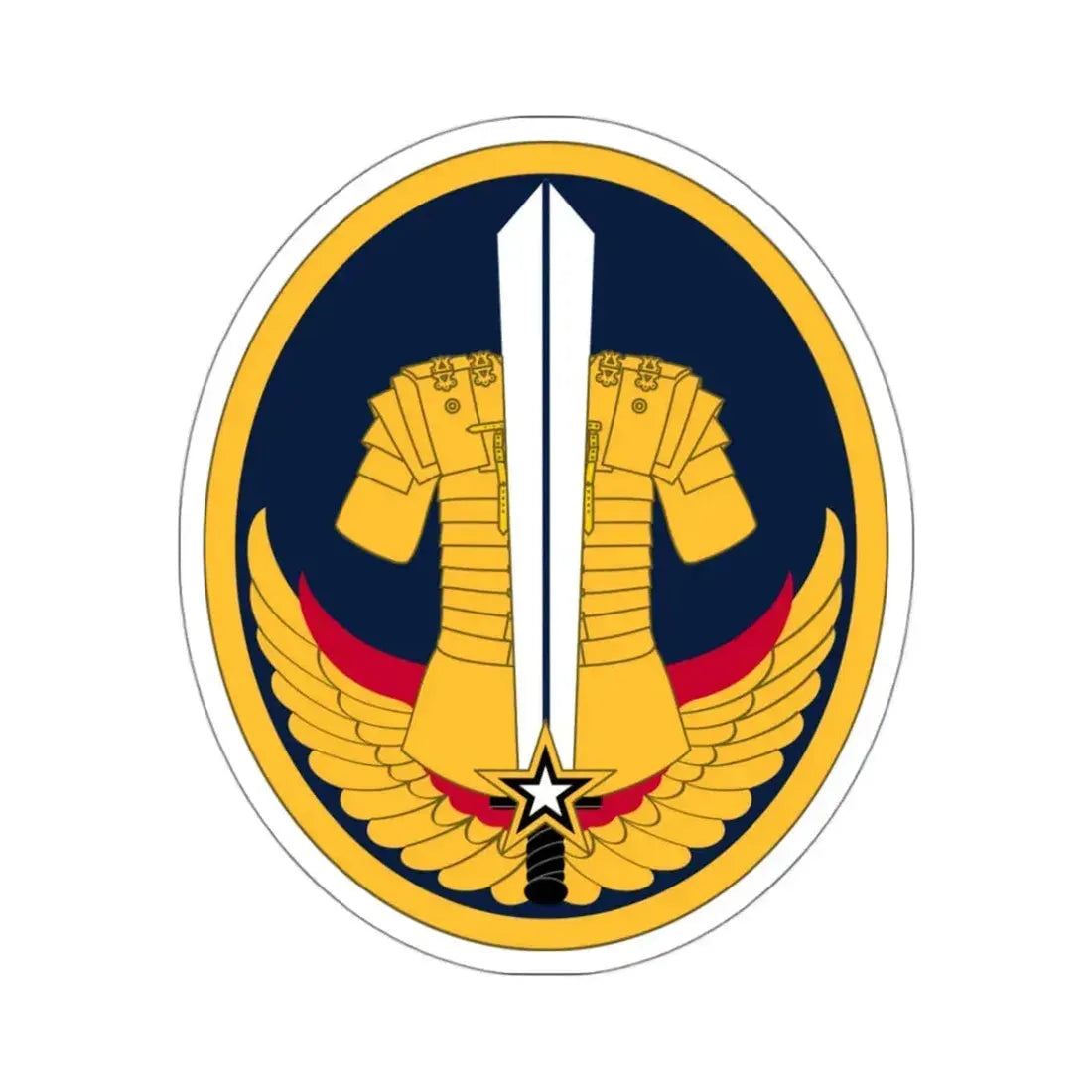 Reserve Careers Division (U.S. Army) STICKER Vinyl Kiss-Cut Decal 3 Inch White - The Sticker Space