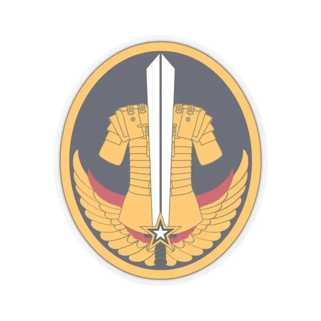 Reserve Careers Division (U.S. Army) STICKER Vinyl Kiss-Cut Decal 4 Inch Transparent - The Sticker Space