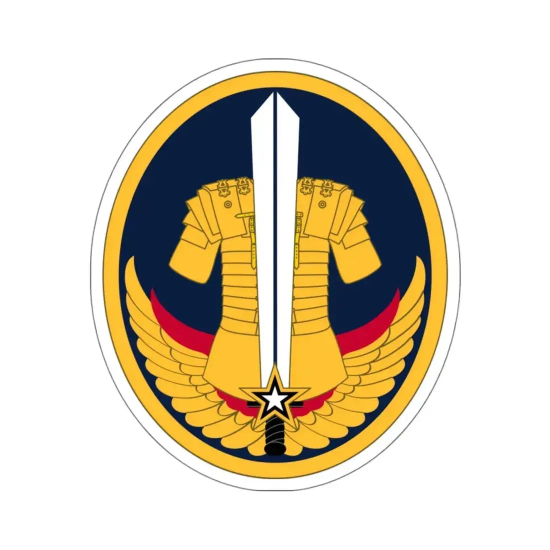 Reserve Careers Division (U.S. Army) STICKER Vinyl Kiss-Cut Decal 4 Inch White - The Sticker Space