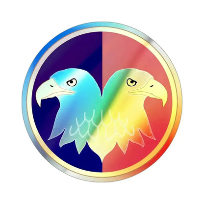 Reserve Command (U.S. Army) Holographic STICKER Die-Cut Vinyl Decal 4 Inch Holographic - The Sticker Space