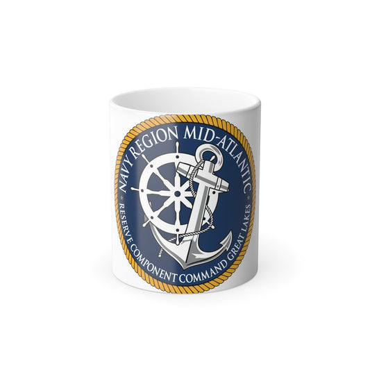 Reserve Component Comm Great Lakes Navy Reg Mid At (U.S. Navy) Color Changing Mug 11oz-11oz-The Sticker Space
