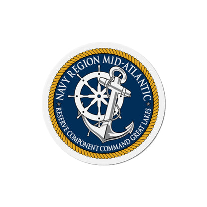 Reserve Component Comm Great Lakes Navy Reg Mid At (U.S. Navy) Die-Cut Magnet-5" x 5"-The Sticker Space