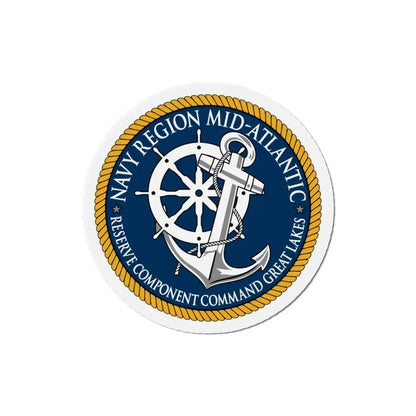 Reserve Component Comm Great Lakes Navy Reg Mid At (U.S. Navy) Refrigerator Magnet 4 Inch - The Sticker Space