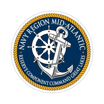 Reserve Component Comm Great Lakes Navy Reg Mid At (U.S. Navy) STICKER Vinyl Die-Cut Decal - The Sticker Space