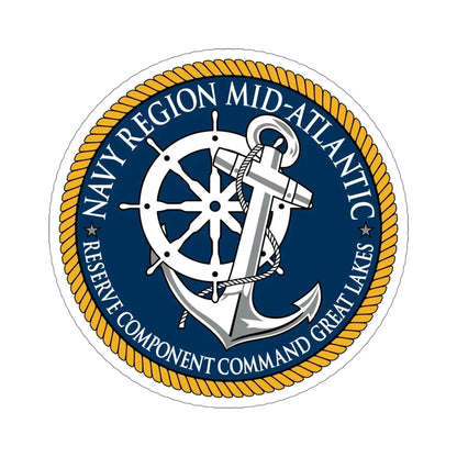Reserve Component Comm Great Lakes Navy Reg Mid At (U.S. Navy) STICKER Vinyl Die-Cut Decal - The Sticker Space