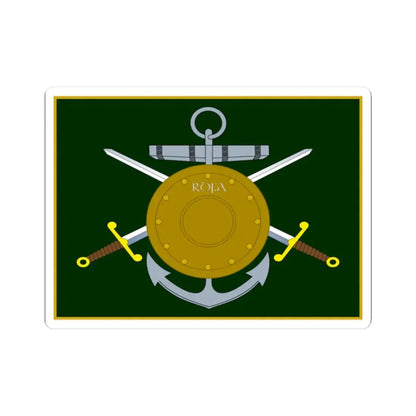 Reserve Defense Forces Association Flag Ireland (Ireland) STICKER Vinyl Kiss-Cut Decal 2 Inch White - The Sticker Space