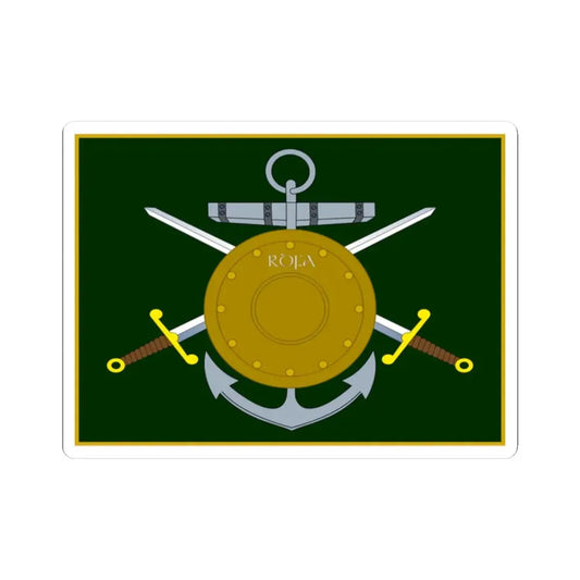 Reserve Defense Forces Association Flag Ireland (Ireland) STICKER Vinyl Kiss-Cut Decal 2 Inch White - The Sticker Space