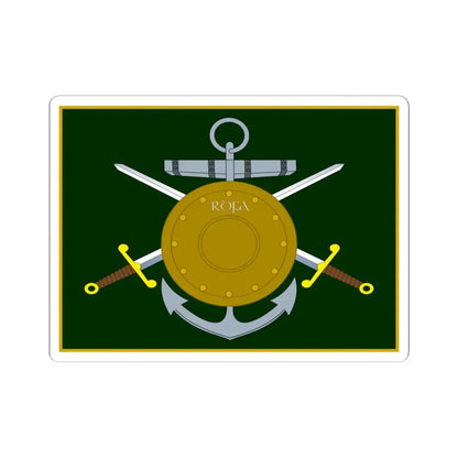 Reserve Defense Forces Association Flag Ireland (Ireland) STICKER Vinyl Kiss-Cut Decal 4 Inch White - The Sticker Space