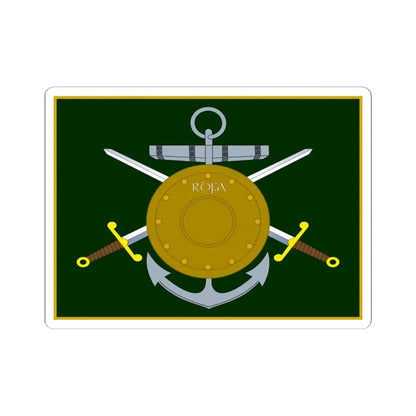 Reserve Defense Forces Association Flag Ireland (Ireland) STICKER Vinyl Kiss-Cut Decal 6 Inch White - The Sticker Space