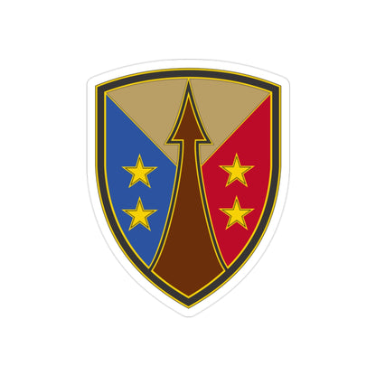 Reserve Sustainment Command (U.S. Army) REVERSE PRINT Transparent STICKER-2" × 2"-The Sticker Space