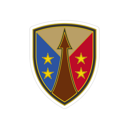 Reserve Sustainment Command (U.S. Army) REVERSE PRINT Transparent STICKER-6" × 6"-The Sticker Space