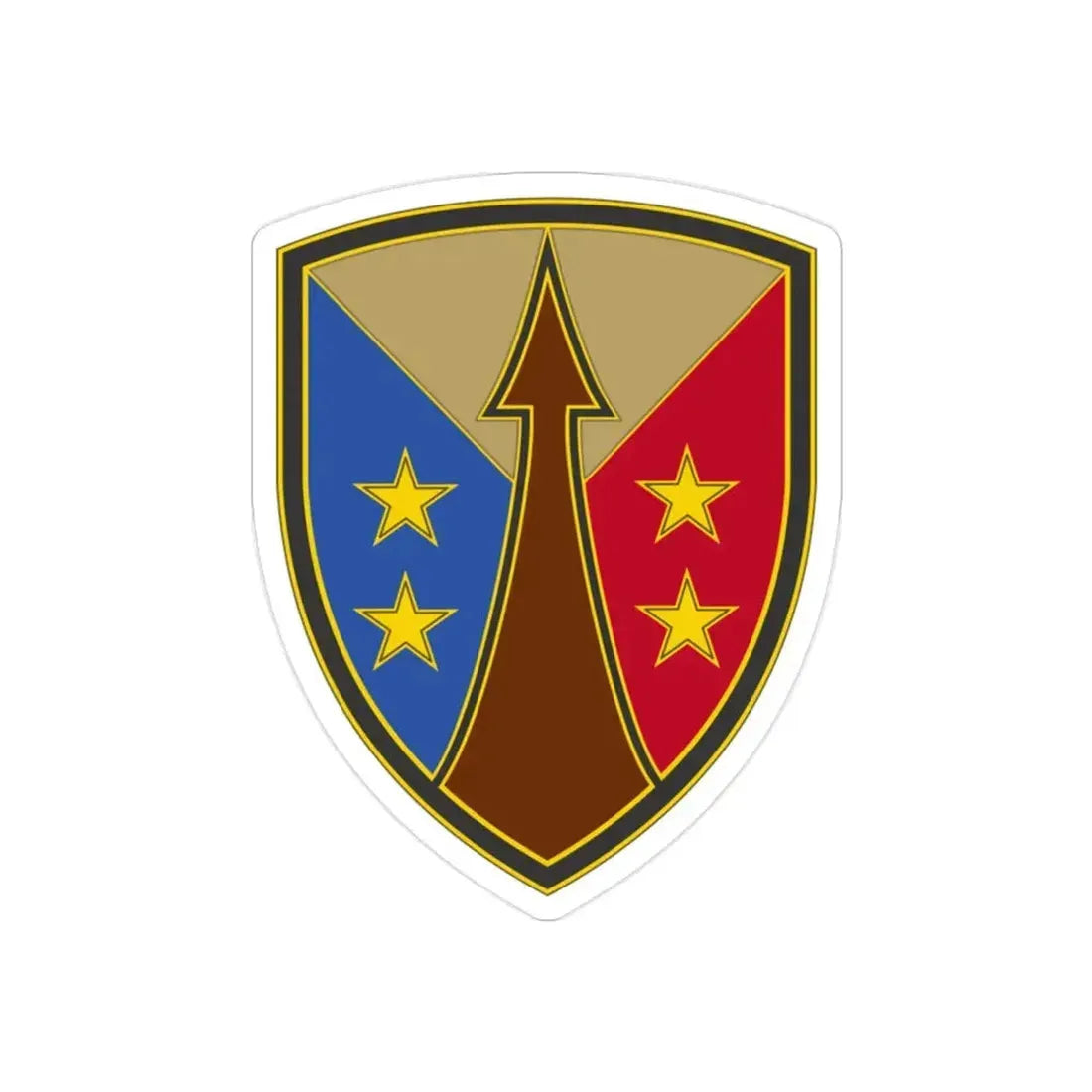 Reserve Sustainment Command (U.S. Army) REVERSE PRINT Transparent Die-Cut STICKER 2 Inch Die-Cut Transparent - The Sticker Space