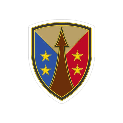 Reserve Sustainment Command (U.S. Army) REVERSE PRINT Transparent Die-Cut STICKER 2 Inch Die-Cut Transparent - The Sticker Space