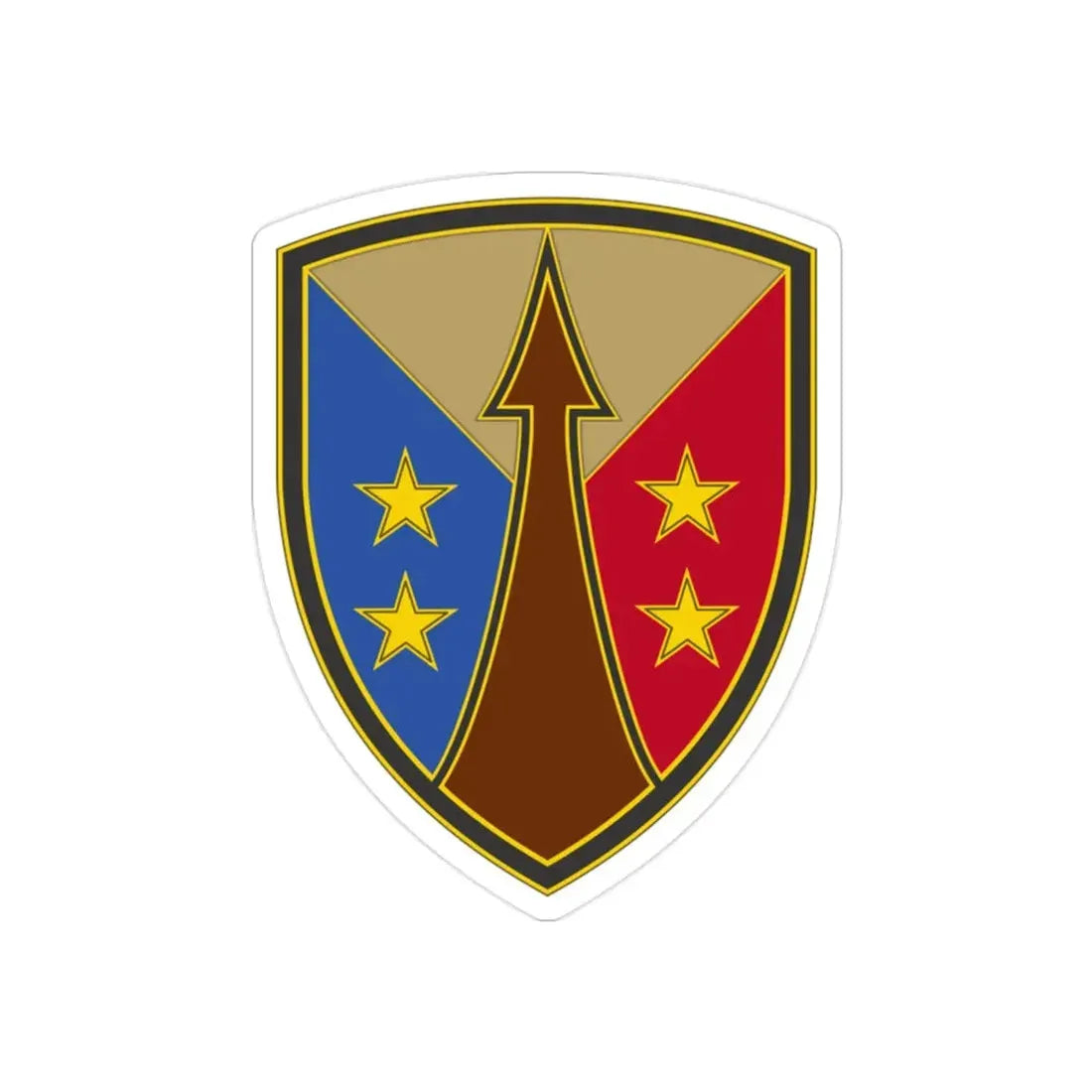 Reserve Sustainment Command (U.S. Army) REVERSE PRINT Transparent Die-Cut STICKER - The Sticker Space