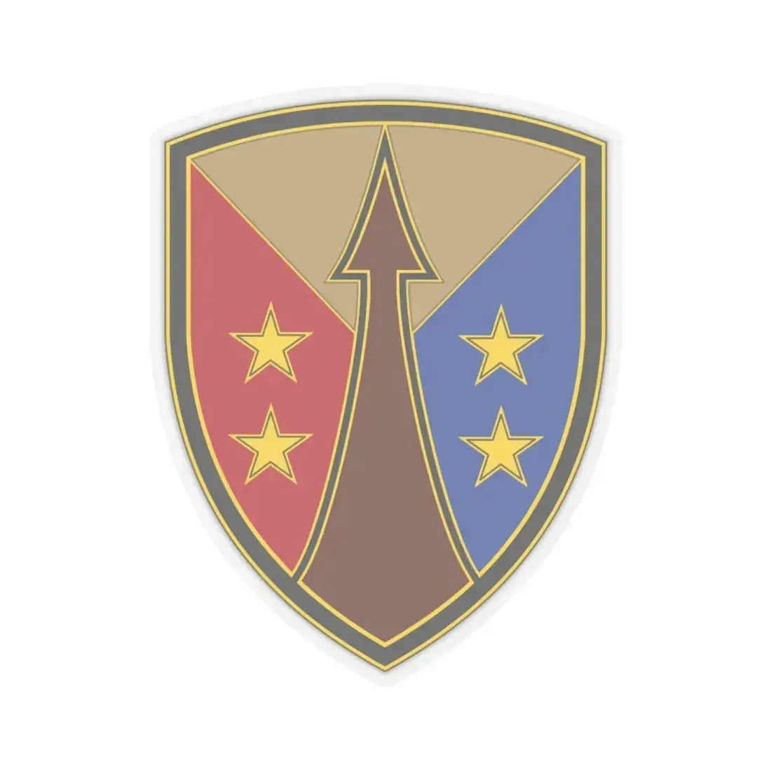 Reserve Sustainment Command (U.S. Army) STICKER Vinyl Kiss-Cut Decal 4 Inch Transparent - The Sticker Space