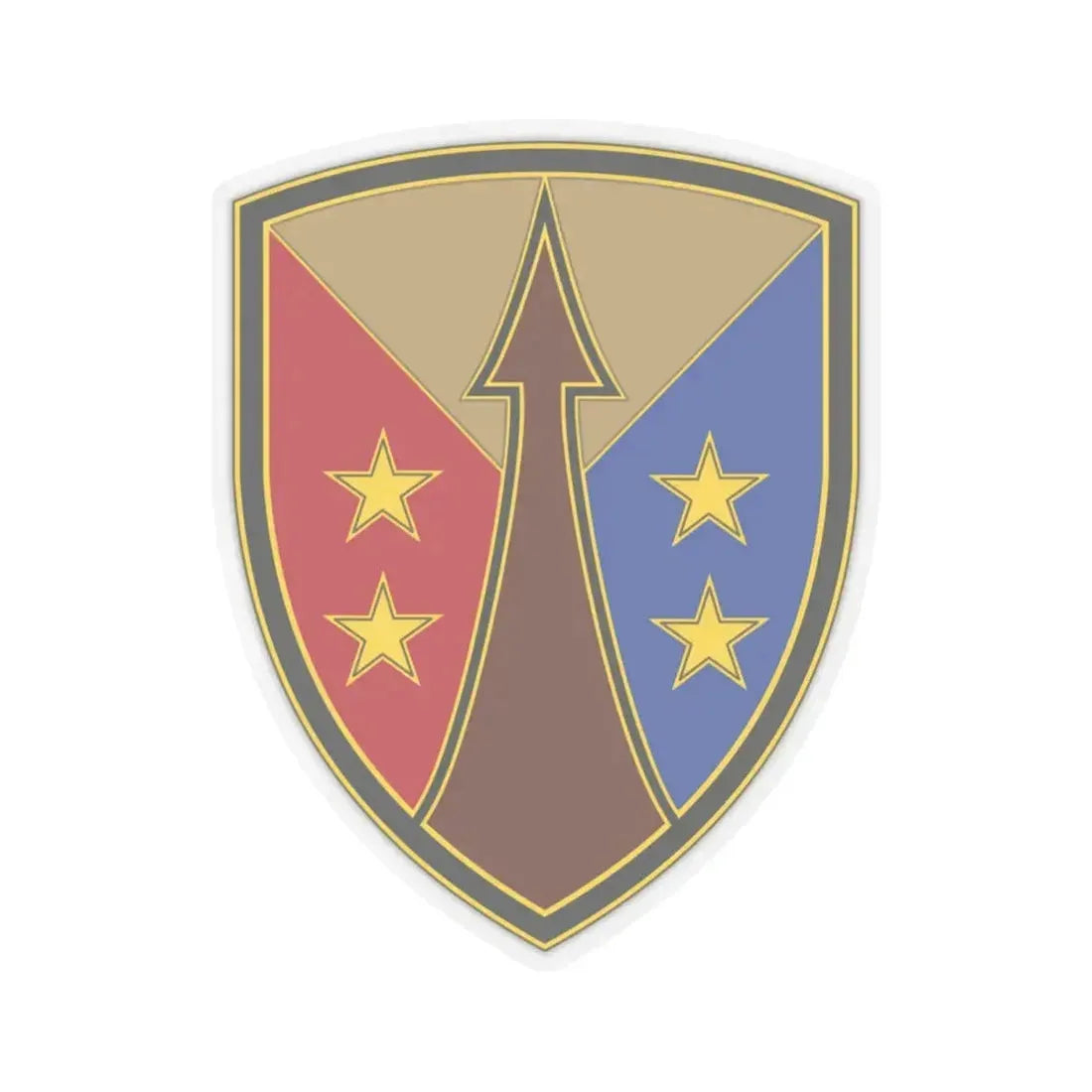 Reserve Sustainment Command (U.S. Army) STICKER Vinyl Kiss-Cut Decal 6 Inch Transparent - The Sticker Space