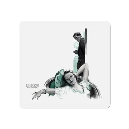 Respectable Eddie (2), The American Magazine, July 1936 (Magazine Illustration) Refrigerator Magnet 5 Inch Die-Cut - The Sticker Space