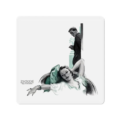 Respectable Eddie (2), The American Magazine, July 1936 (Magazine Illustration) Refrigerator Magnet - The Sticker Space