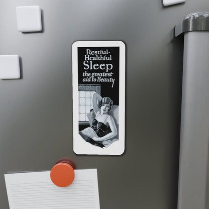 Restful Healthful Sleep, 1927 (Magazine Illustration) Refrigerator Magnet-The Sticker Space