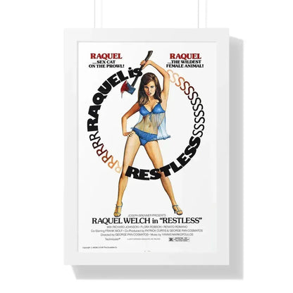 RESTLESS (THE BELOVED) 1971 - Framed Movie Poster 16″ x 24″ White - The Sticker Space