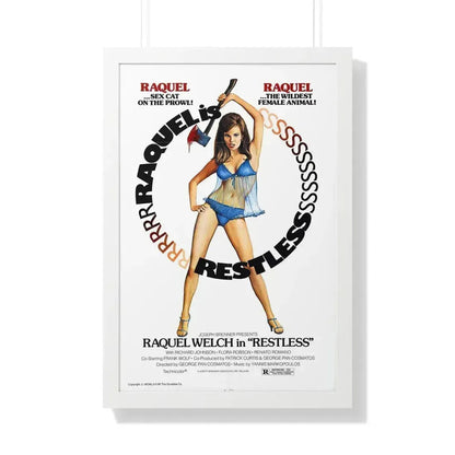 RESTLESS (THE BELOVED) 1971 - Framed Movie Poster 20" x 30" White - The Sticker Space