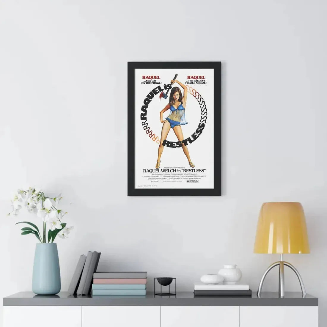 RESTLESS (THE BELOVED) 1971 - Framed Movie Poster - The Sticker Space