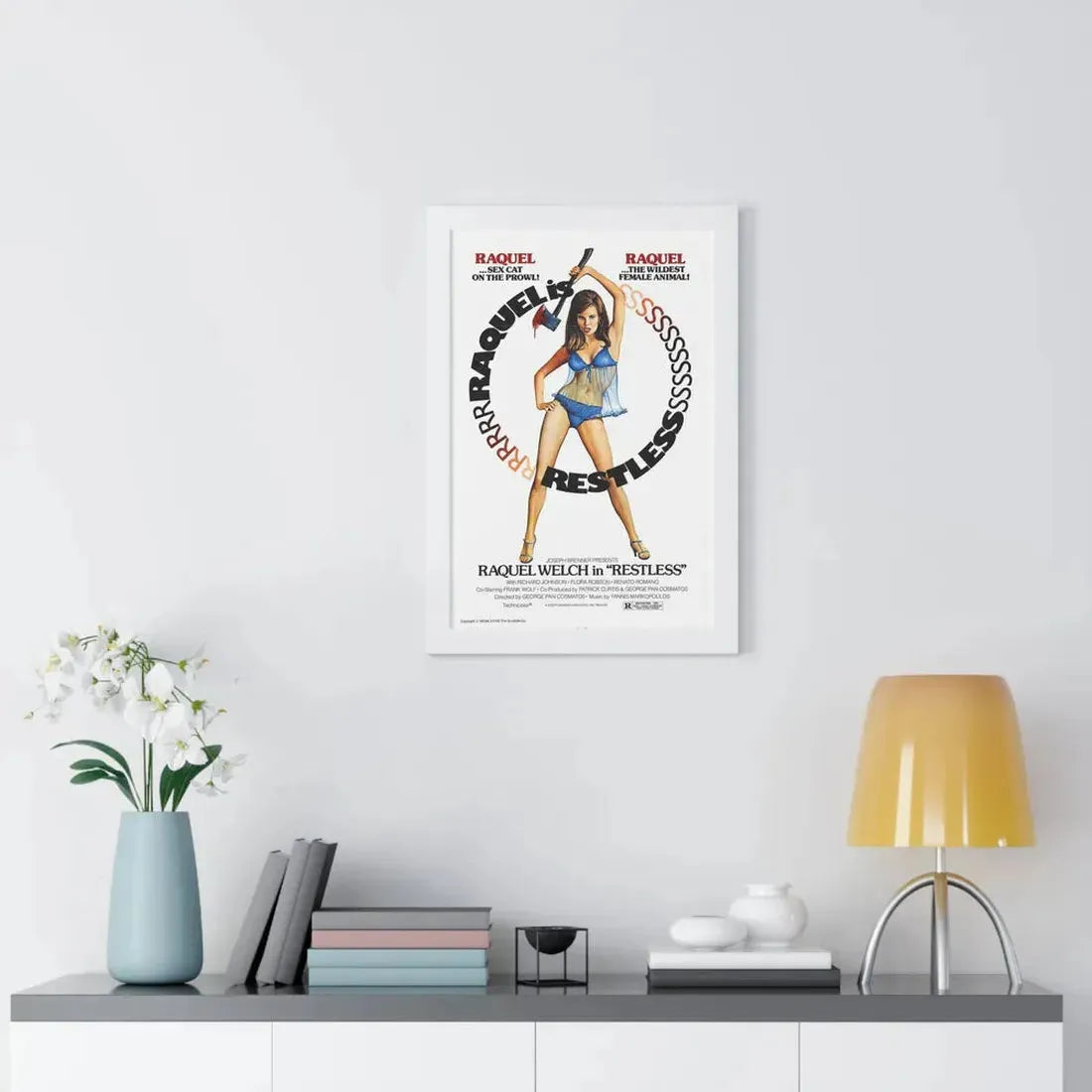 RESTLESS (THE BELOVED) 1971 - Framed Movie Poster - The Sticker Space