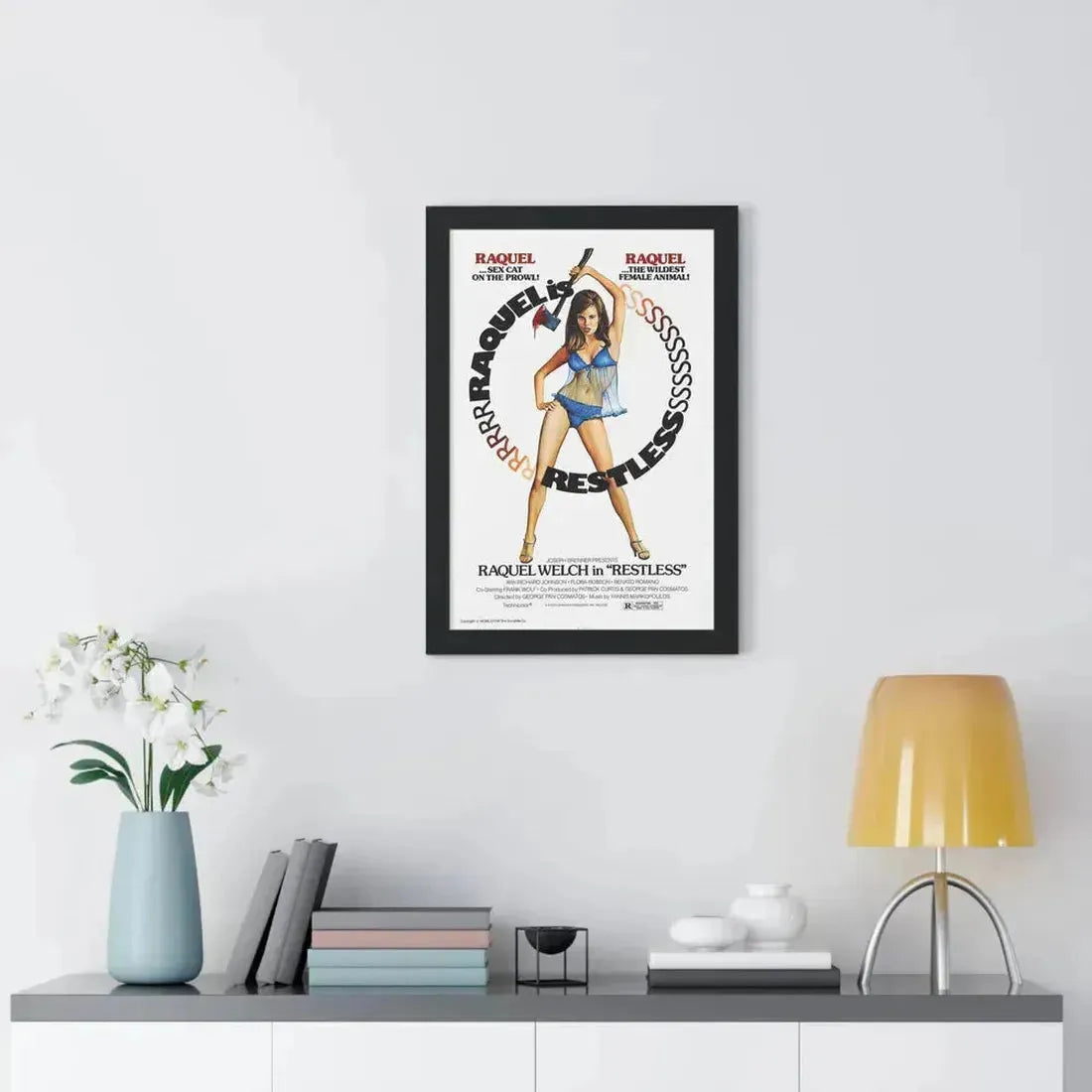 RESTLESS (THE BELOVED) 1971 - Framed Movie Poster - The Sticker Space