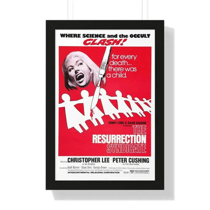 RESURRECTION SYNDICATE (NOTHING BUT THE NIGHT) 1973 - Framed Movie Poster 16″ x 24″ Black - The Sticker Space