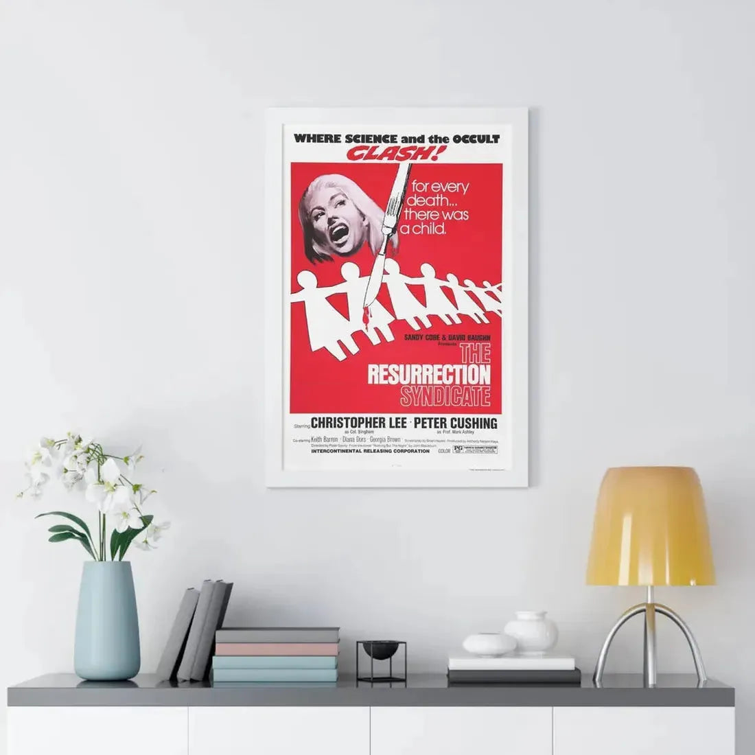 RESURRECTION SYNDICATE (NOTHING BUT THE NIGHT) 1973 - Framed Movie Poster - The Sticker Space