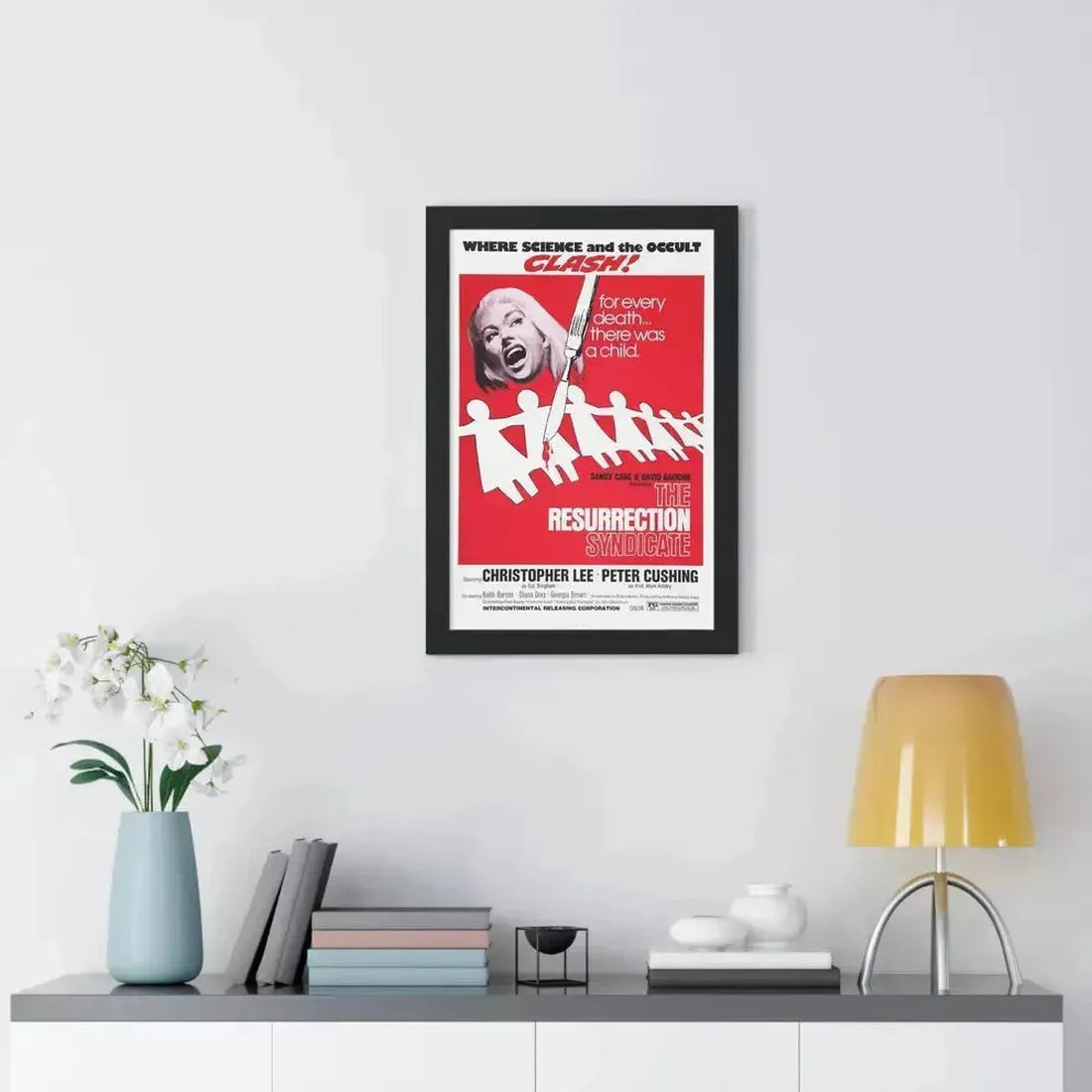 RESURRECTION SYNDICATE (NOTHING BUT THE NIGHT) 1973 - Framed Movie Poster - The Sticker Space