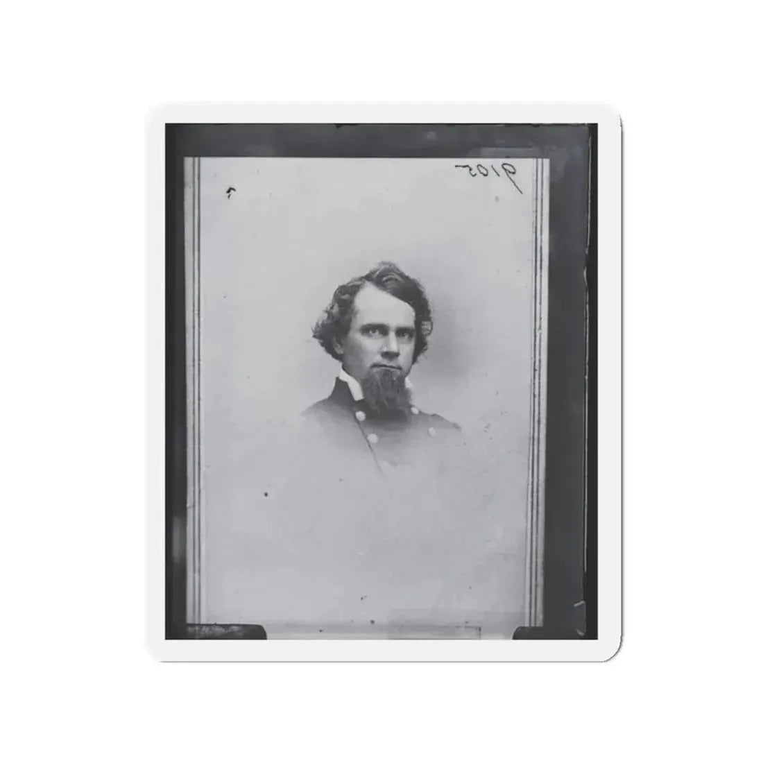Ret.  Brig. Gen. Sgt., Col. Franklin Sawyer, 8th Ohio Inf. (U.S. Civil War) Refrigerator Magnet 2 Inch Die-Cut - The Sticker Space