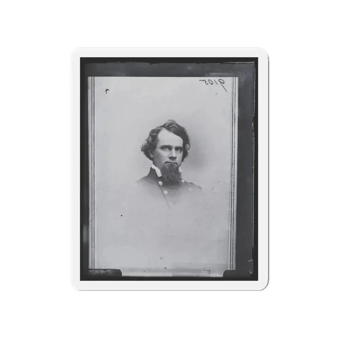 Ret.  Brig. Gen. Sgt., Col. Franklin Sawyer, 8th Ohio Inf. (U.S. Civil War) Refrigerator Magnet 4 Inch Die-Cut - The Sticker Space