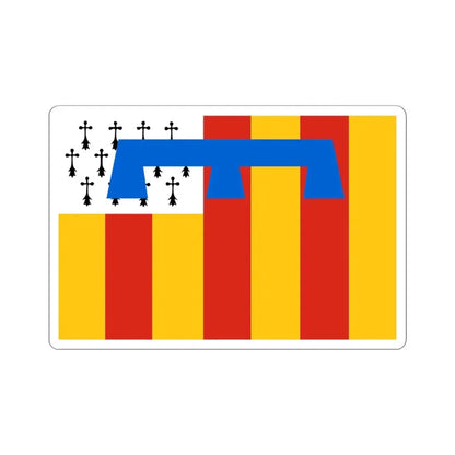 Retie vlag (Belgium) STICKER Vinyl Kiss-Cut Decal 4 Inch White - The Sticker Space