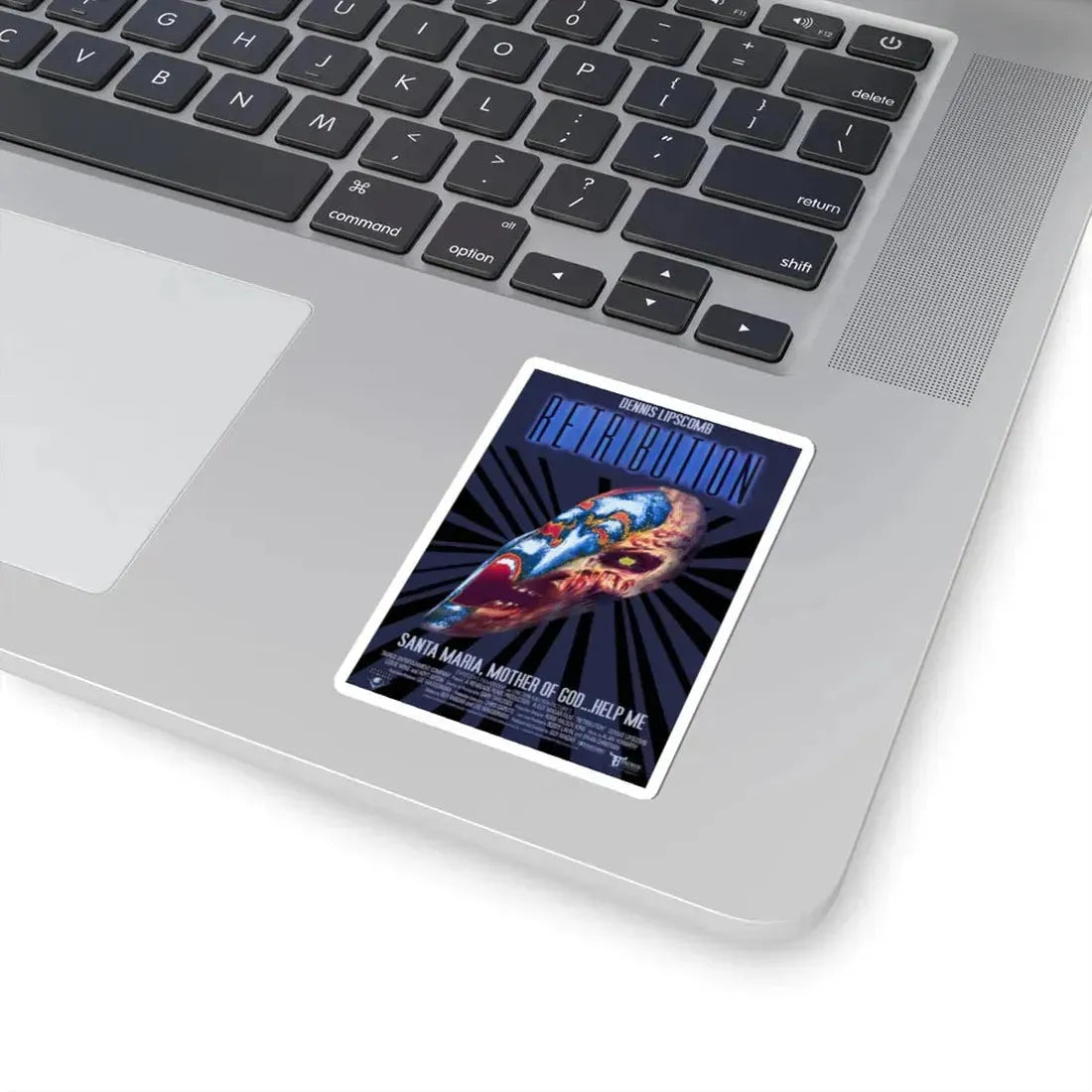 RETRIBUTION 1987 Movie Poster - STICKER Vinyl Kiss-Cut Decal - The Sticker Space