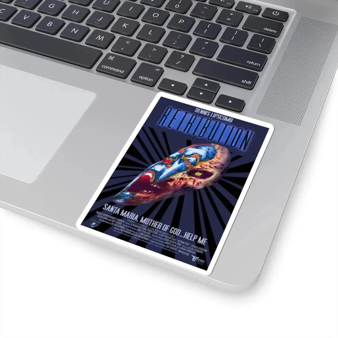 RETRIBUTION 1987 Movie Poster - STICKER Vinyl Kiss-Cut Decal - The Sticker Space