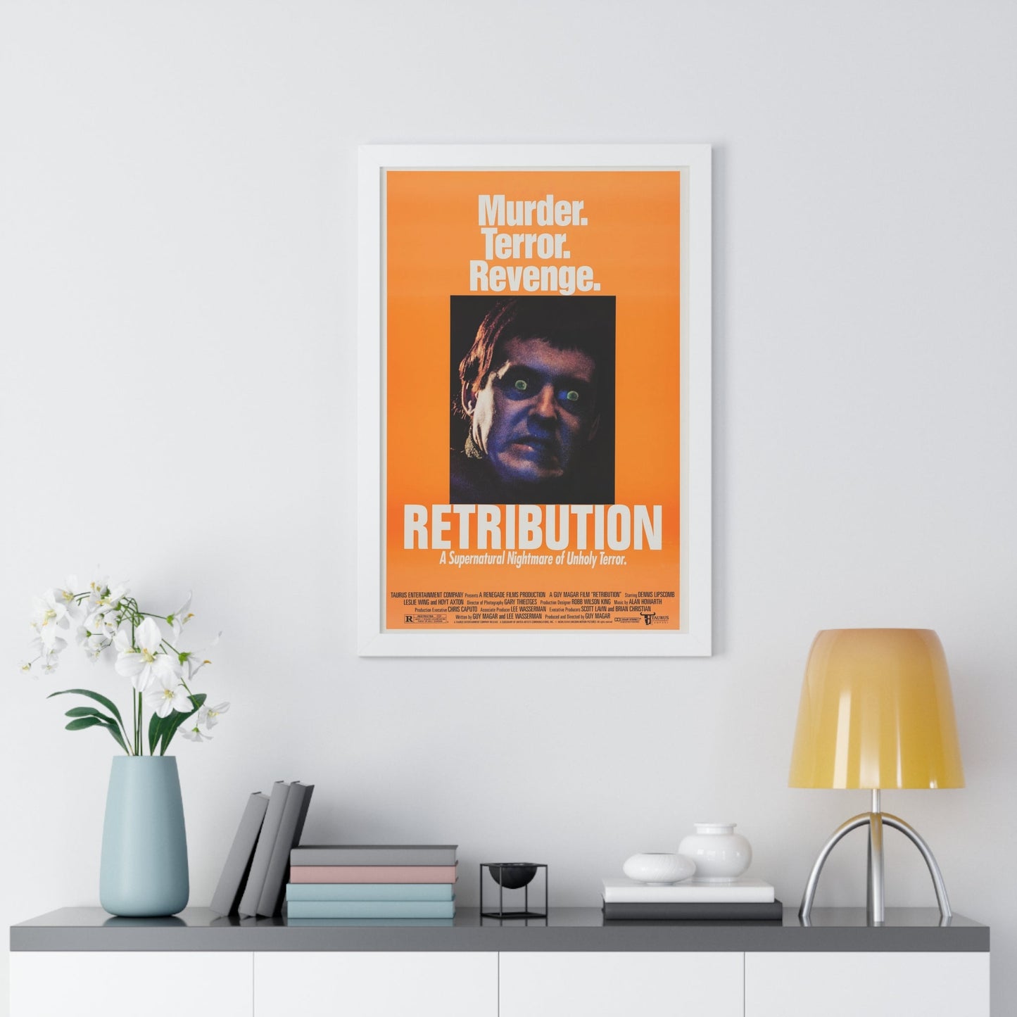 RETRIBUTION (2) 1987 - Framed Movie Poster-The Sticker Space