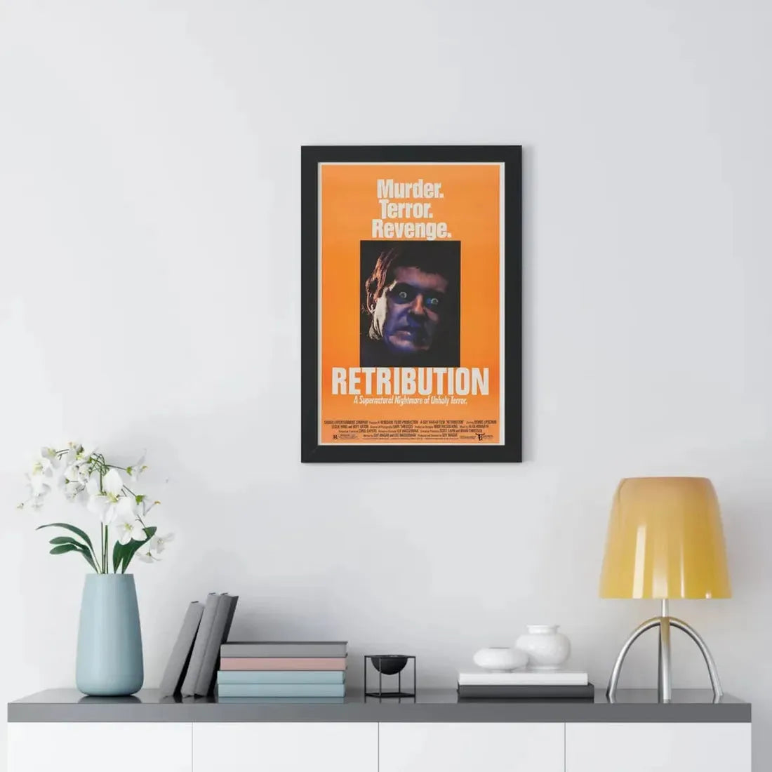 RETRIBUTION (2) 1987 - Framed Movie Poster - The Sticker Space