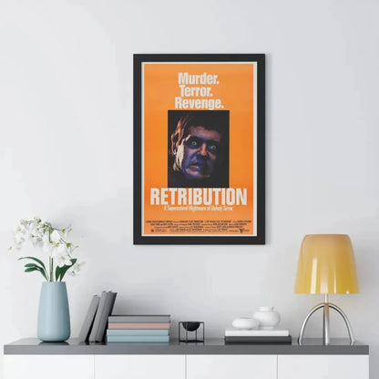 RETRIBUTION (2) 1987 - Framed Movie Poster - The Sticker Space